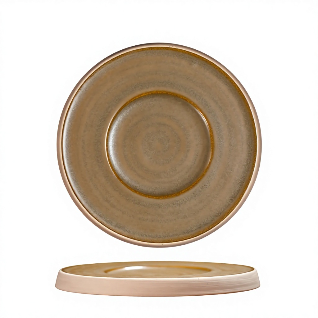 beige saucer