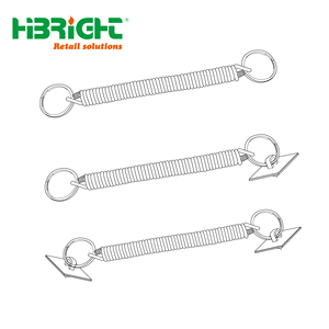 Mạnh mẽ nhựa kéo hộp chủ với cáp thép Tether an ninh chống trộm báo động recoiler có thể thu vào Reel móc hiển thị - Product Image 6