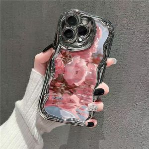 Lüks 16/14 güller su etkisi IPhone13 anti-sonbahar cep telefonu kılıfı her şey dahil için 12/11/XR/xs/x 7/8P modelleri telefon tutamağı