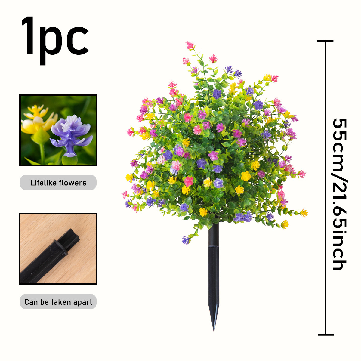 Camellia & Eucalyptus Ground Bush, Mixed Color