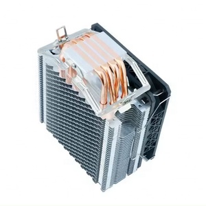 Ruiquan Aluminium Lamellen Design Kühler Kühler 6 Kupfer Heatpipes Kühlkörper CPU Prozessor Kühler Kühler Lager CPU Lüfter