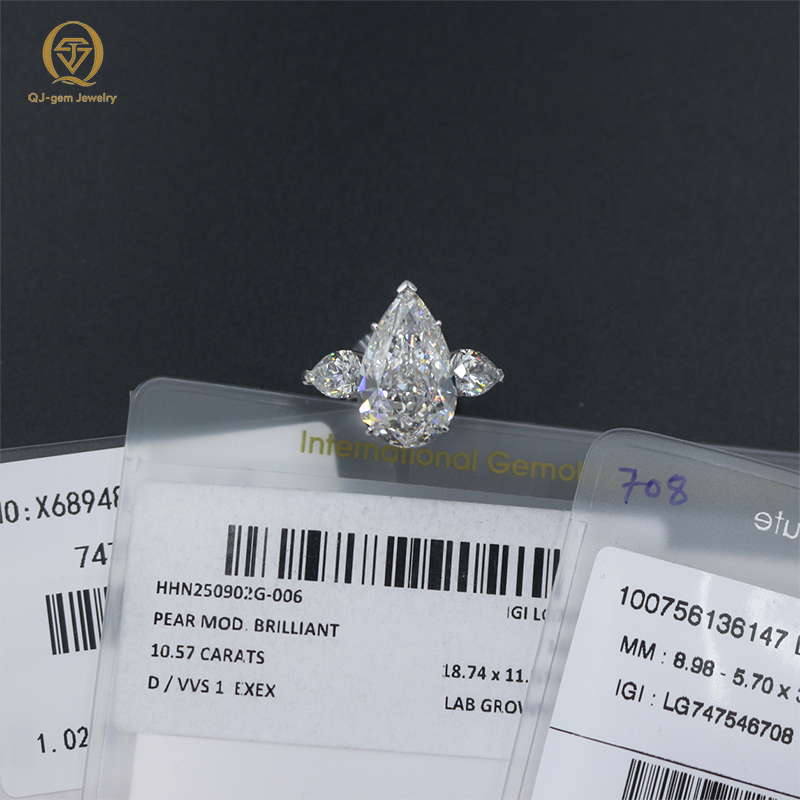White Gold/White D Color Diamond