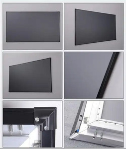 Pantalla de proyector de marco fijo grande de 55 -120 pulgadas para eventos y salas de conferencias | Tela plegable antiarrugas - Product Image 2