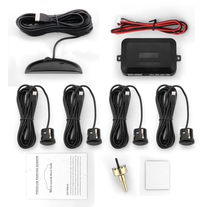 12 to 24V LED Three Color <strong>Display</strong> Car Vehicle <strong>Reverse</strong> Backup Radar System with 4 Parking <strong>Sensors</strong> Distance Detection <strong>Display</strong> - Product Image 3