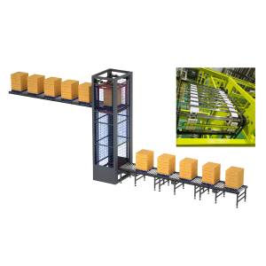 X-YES Intelligent Scheduling Transport <strong>Container</strong> <strong>Loading</strong> and <strong>Unloading</strong> Vertical Lift Chain Conveyor Continuous Vertical Conveyor - Product Image 1