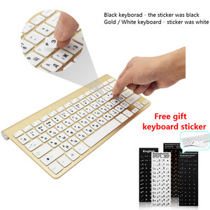 DATA FROG 2,4G inalámbrico USB teclado portátil ratón Compatible Mac Notebook TV Box PC teclado ruso para IOS Android Win 10 7 - Product Image 4