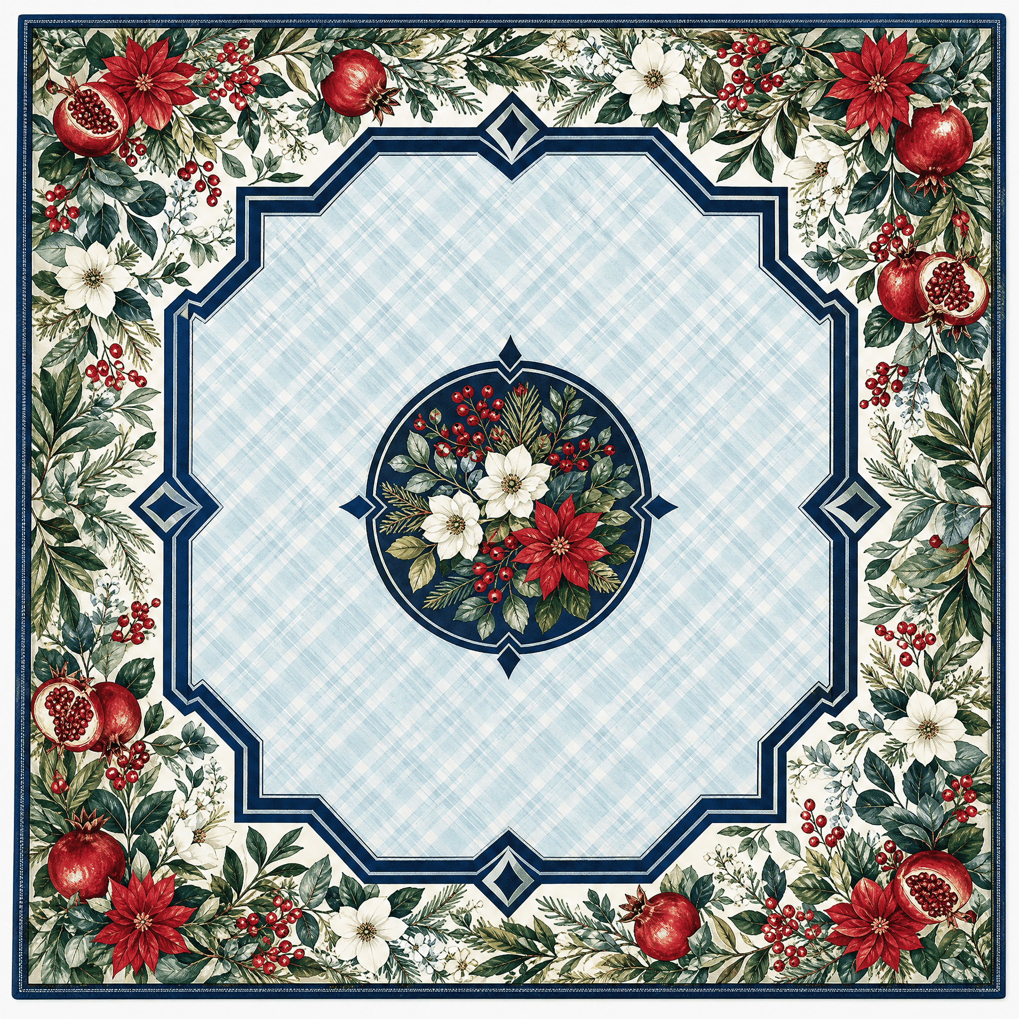 Cream Ivory Vivid Crimson Red