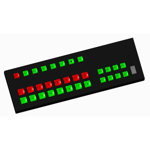 HD 8 Channels Input Multiview Recording Video Live Streaming Broadcasting Switcher Mixer Vmix Software Keyboard <strong>Controller</strong>