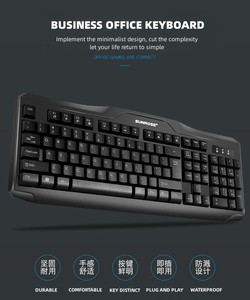 Full-Size USB Plug-and-Play <strong>Keyboard</strong> and <strong>Mouse</strong> Combo with Optical 3 Button <strong>Mouse</strong> - Product Image 6