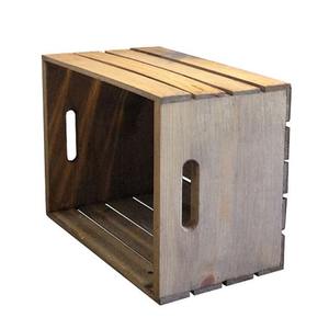 Dark Wood Storage Crate-THÙNG GỖ Để Xây Dựng Kệ-Đồ Nội Thất - Product Image 2