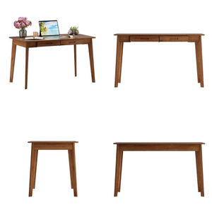 Escritorio moderno para ordenador en casa, escritorio de madera con cajones de almacenamiento integrados, mesa de oficina sencilla, escritorio de aprendizaje para oficina, estudio en casa - Product Image 1