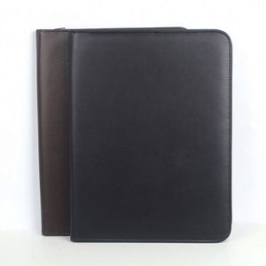 HUAHAO Logo del marchio di cuoio dell'unità di elaborazione stampato quotidiano planner diario notebook con la calcolatrice ufficio cerniera fermo notebook - Product Image 1
