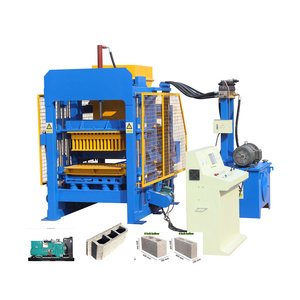 Lepin Qt4-<strong>15</strong> Factory Price Hollow <strong>Block</strong> Making <strong>Machine</strong> 220V with Engine and PLC Core Components for Cement <strong>Building</strong> <strong>Blocks</strong> - Product Image 4