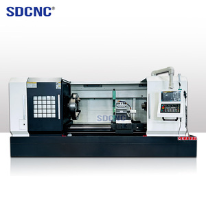 中国QK1327数控卧式车床新型平板机床，用于GSK中型管道螺纹 - Product Image 1