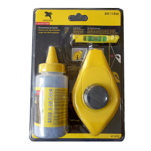 Chalk Box <strong>Scriber</strong> Cartridge Horizontal Three-piece <strong>Set</strong> Ink Fountain Woodworking Tool String Decoration Marking Tool - Product Image 1