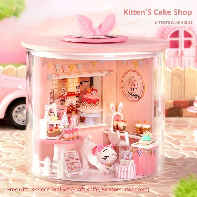 Lumière LED pour outils de pâtisserie pour chatons - Assemblage requis