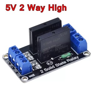 2チャンネル5/12/24V DCリレーモジュールソリッドステートG3MB-202P高/低レベル250V 2A - Product Image 4
