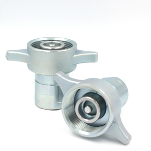 <strong>3</strong>/4&quot; Carbon Steel VCR Faster CVE Interchange Threaded Connect Quick Release Coupling - Product Image 3