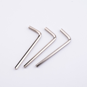 Nikel kaplama M4 L tipi altıgen tuşlar L şekli Allen anahtarı L anahtar altıgen anahtar - Product Image 5