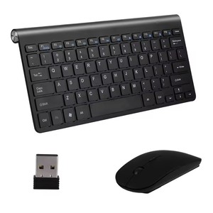 Paquete de ratón y teclado inalámbrico de 2,4G para Ios Android Wins Tablet Pc Mini Pc Computer - Product Image 5