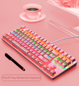 CSX K7 <strong>Custom</strong> 87 Keys Usb Wired Teclado <strong>Computer</strong> Hardware Blue Switch Rgb Gamer Gaming Mechanical <strong>Keyboard</strong> - Product Image 5