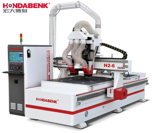 Enrutador CNC de alimentación automática HONDABENK, precio competitivo de fábrica de China, máquina CNC de descarga de carga automática para enrutadores de madera - Product Image 4