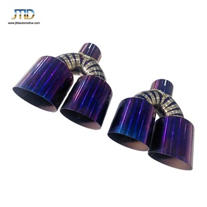 JTLD Various Normal Exhaust <strong>Tips</strong> Muffler <strong>Tips</strong> Titanium <strong>Tips</strong> Double Out - Product Image 3