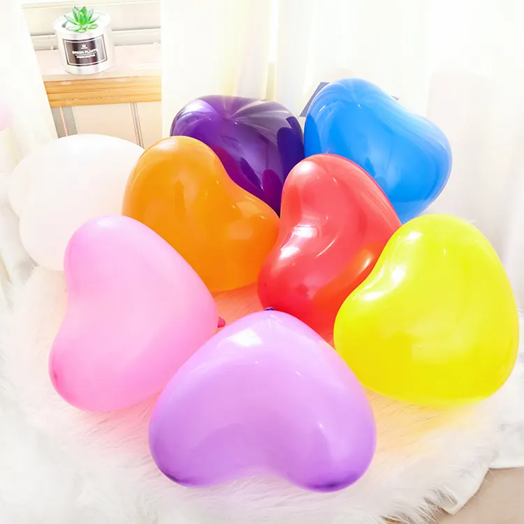 Ballon de 36 pouces ballons en latex mats en forme de cœur de grande taille pour la décoration de fête de mariage d'anniversaire