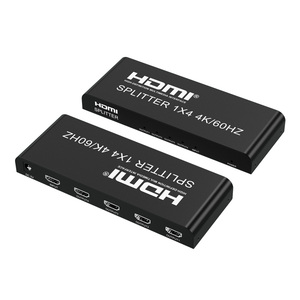 Wholesale <strong>HDMI</strong> Splitter <strong>Switcher</strong> 4 Way <strong>HDMI</strong> Distributor 1X4 Multimedia Splitter <strong>HDMI</strong> Splitter Extend Display <strong>1</strong> in 4 Out 4K 60HZ - Product Image 2