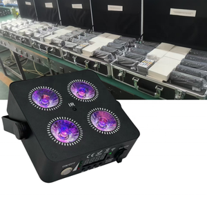 10PC <strong>with</strong> Flight case/4x18w RGBWA UV Wireless <strong>DMX</strong> Par Can up Lights Battery Powered LED Wedding Uplight forParty bar Dj - Product Image 1