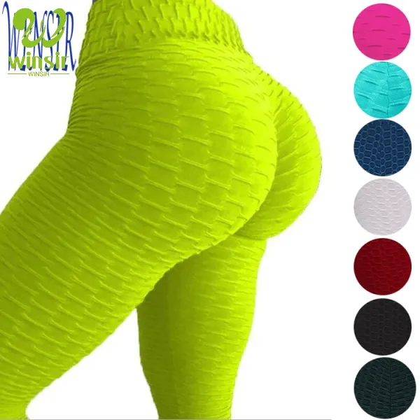 Plus Size 3Xl anticellulite dimagrante compressione Fitness allenamento bottino brasiliano Scrunch Butt Leggings per le donne pantaloni da Yoga