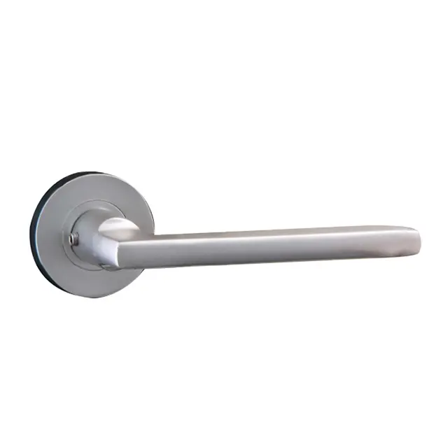 Roseta redonda de 135mm, manija de puerta de aluminio para puertas de madera