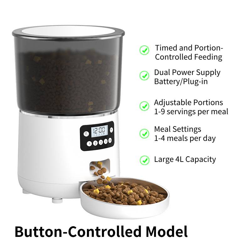 Button-Controlled Model - white