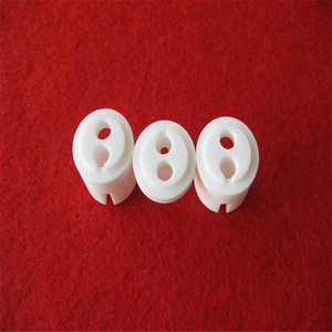 Customized Insulator with Good Vaccum Performance CNC Macor Machinable Glass <strong>Ceramic</strong> Parts with Holes - Product Image 2