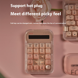 Lofree EH121 Girls Base líquida de aspecto alto Inalámbrico Bluetooth Computadora mecánica Calculadora externa Teclado numérico - Product Image 1