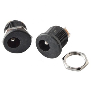 DC-022 ses jakı ve DC güç girişi fiş konnektörü 5.5 2.1mm bakır kontak soketi kalite DC soket güç girişi - Product Image 1