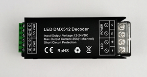 1 канал DMX декодер Одноцветный DMX512 Контроллер затемнение светодиодная полоса DMX512 декодер