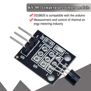Módulo de medición del Módulo sensor de temperatura DS18B20, KY001 DC 3 ~ 5V, 1 unidad