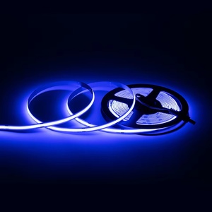 DC12V 5มม. 8มม. 480led/S 5เมตรม้วนริบบิ้นความหนาแน่นสูง RA90สีสันสดใส FOB ซังแถบ LED สีเดียว - Product Image 1