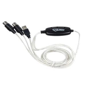 Wavelink Midi için USB kablosu 2 in 1 adet müzik stüdyo klavye ses bağlantı kablosu için büyük Din 5 pin Usb Midi kablosu klavye - Product Image 6