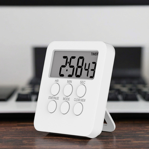 Cronometraggio personalizzato orologio digitale con Timer visivo da cucina cucina con conto alla rovescia per uova Timer da tavolo Timer elettronico Mini allenamento da palestra - Product Image 3