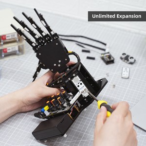 Hiwonder uHand UNO programlanabilir kodlama el Robot kök öğrenme marş okul eğitimi için robotik el kitleri