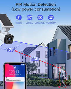 8Ch IP-pro 3,0 мегапиксельная Wi-Fi NVR с монитором IP CCTV сеть Ipsy резервная камера видеонаблюдения с солнечной батареей - Product Image 5