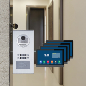 Türklingel mit mehreren Wohnungen und Gesichts erkennung Türschloss kamera Kabel gebundene Gegensprechanlage Video phone IP TCP-Netzwerk konnektivität - Product Image 1