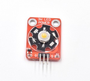 Weiße 3-W-Hochleistungs-LED für Arduino-kompatible elektronische Module und Kits