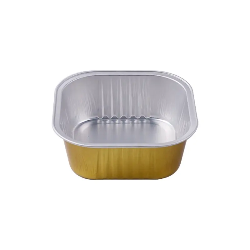 Đầy Màu Sắc Vàng Dùng Một Lần Nhôm Foil Cake Baking Container /Tray /Pan