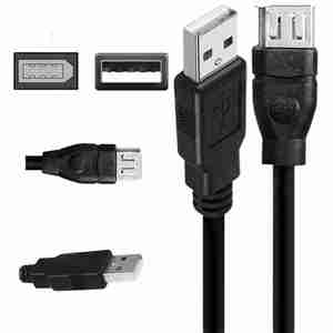 IEEE สาย1394อะแดปเตอร์2.0 USB สายไฟ6-PIN ตัวเมียสำหรับกล้องดิจิตอลและคอมพิวเตอร์ที่มีแจ็กเก็ตพีวีซี - Product Image 1