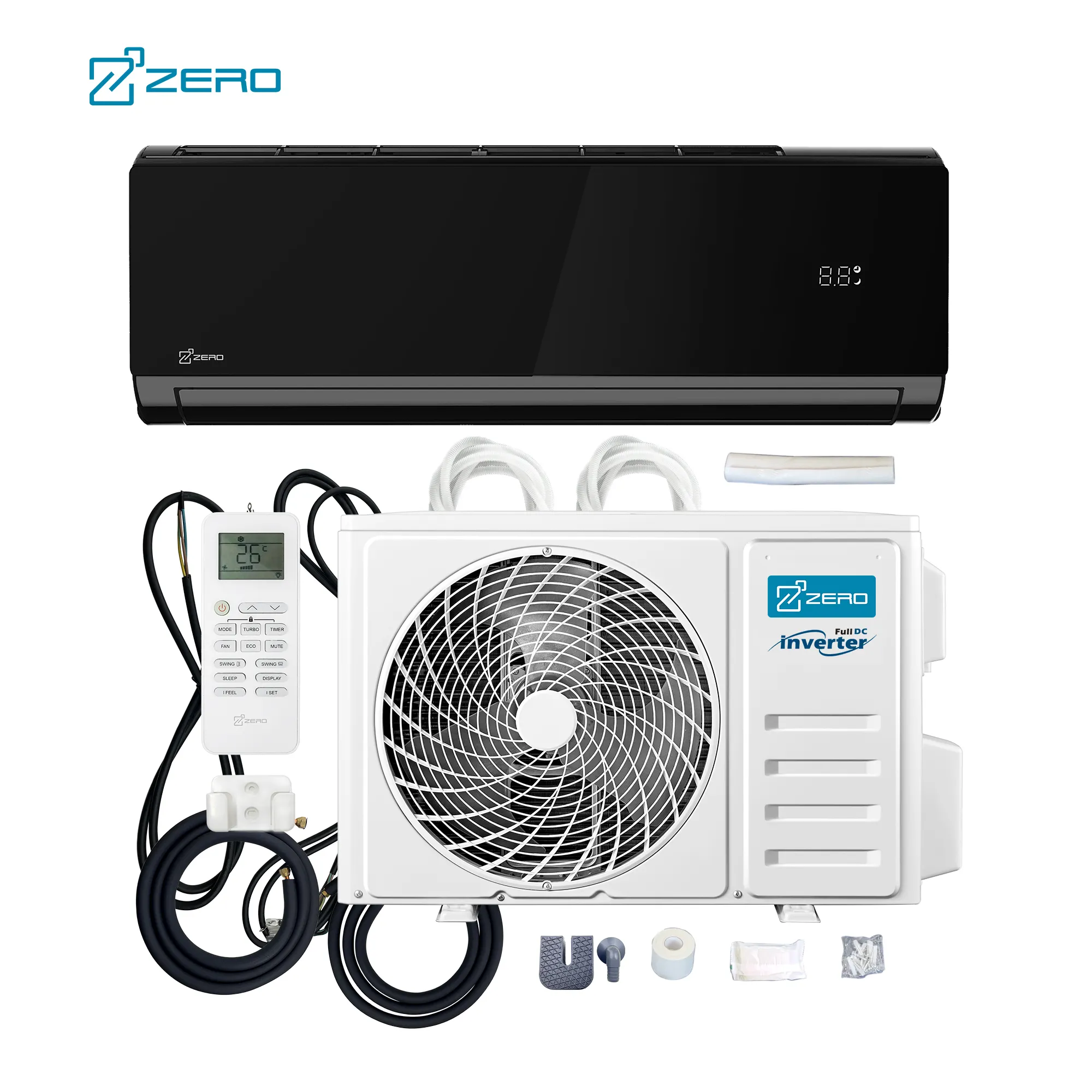 ZERO 220v 최고의 인버터 미니 스플릿 에어컨 9000 12000 18000 Btu 미니 스플릿 유닛 에어컨