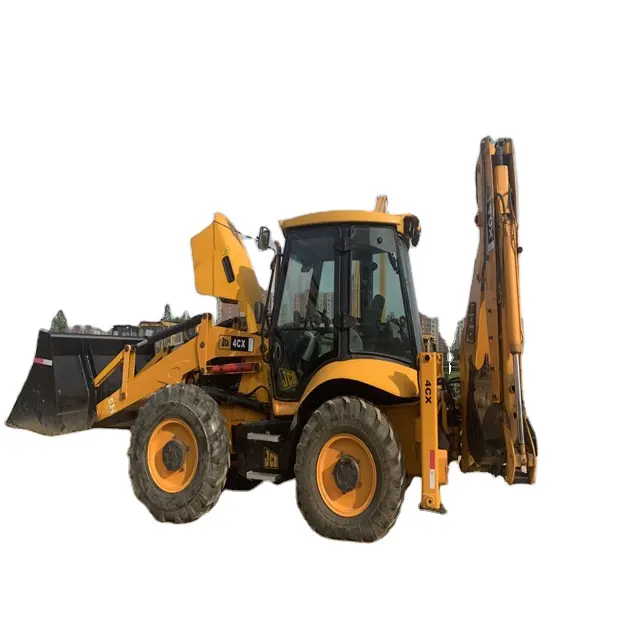 Se retroexcavadora JCB 3CX 4CX Boom cargadora de ruedas y excavadora carretera máquina excavadora de segunda mano para la venta