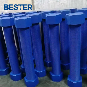 Nhà Máy Heavy Duty PTFE Xylan 1070 1424 tráng 3/4 <span class=keywords><strong>ASTM</strong></span> A193 B7 B7 B16 A320 L7 l7m Hex bu lông <span class=keywords><strong>Stud</strong></span> bu lông - Product Image 6